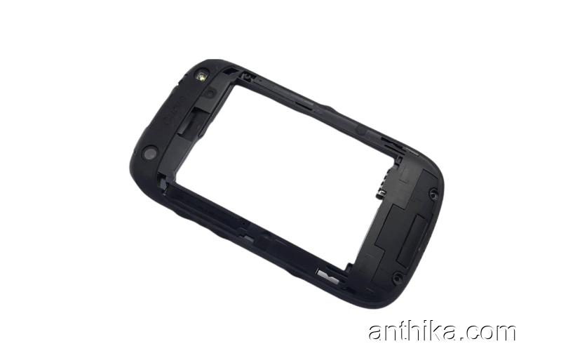 Blackberry 9320 Curve Kasa Soket Buzzer Original Middle Cover Black New