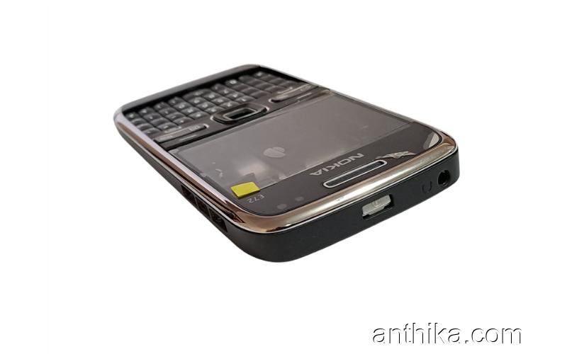 Nokia E72 E72i Kapak Kasa Tuş Original Full Housing Black New Condition