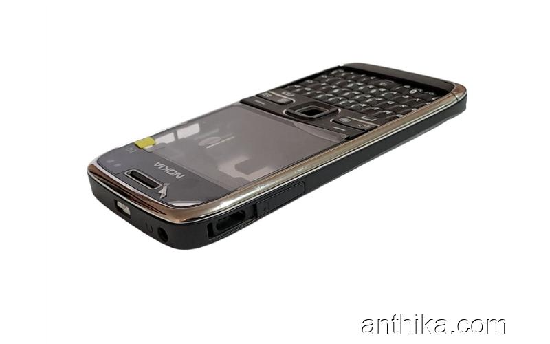 Nokia E72 E72i Kapak Kasa Tuş Original Full Housing Black New Condition