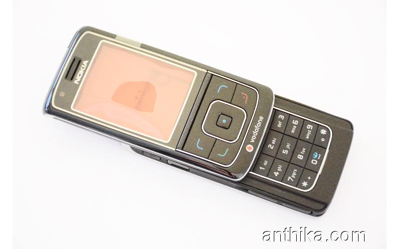 Nokia 6288 Kapak Kasa Tuş Original Full Housing Black New Vodafone