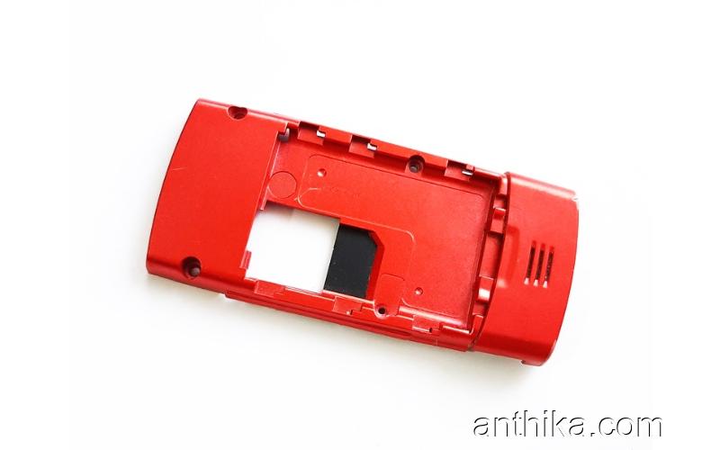Samsung E900 E908 Kasa Original Middle Cover Red Used