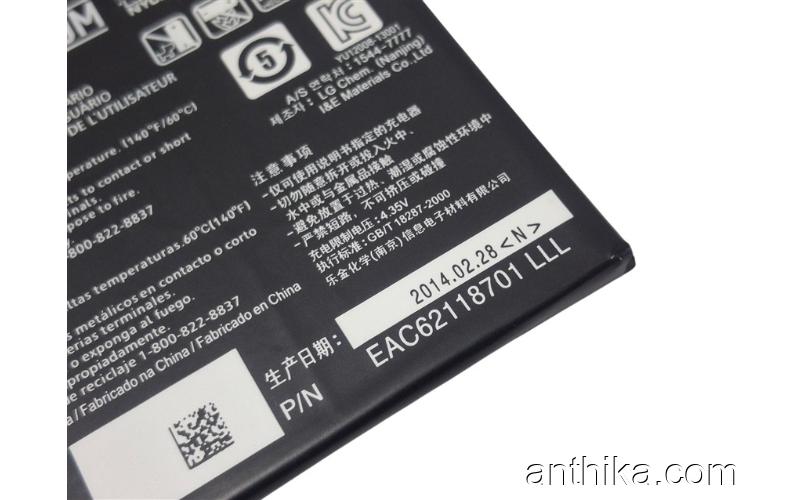 LG BL-8T Batarya Pil D950 D955 D958 D959 LS995 F340S Battery New