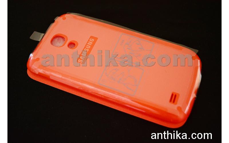 Samsung S4 Mini Kılıf Original Flip Cover Orange New