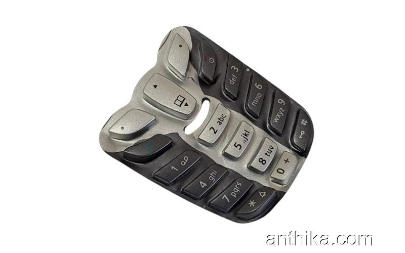 Siemens A57 Tuş Original Keypad Black Silver New