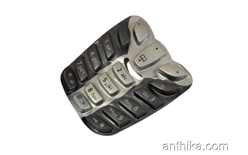 Siemens A57 Tuş Original Keypad Black Silver New