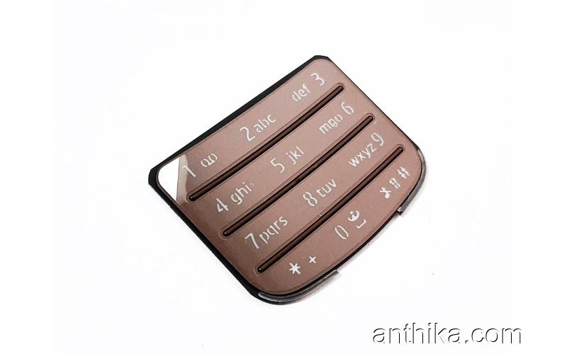 Nokia 6700 Tuş Original Numeric Key Brown New