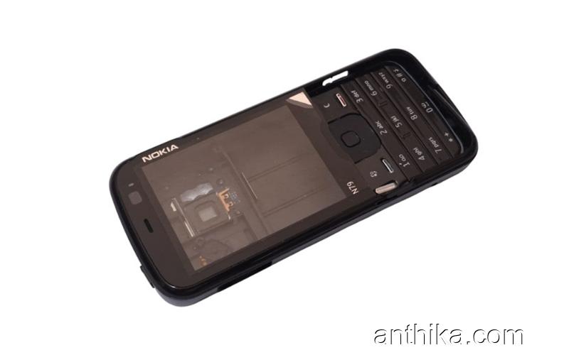Nokia N79 Kapak Kasa Tuş Full Set Siyah Deforme