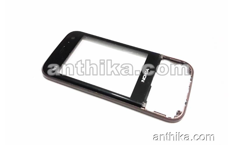 Nokia N85 Kapak Original Front Cover Black Used