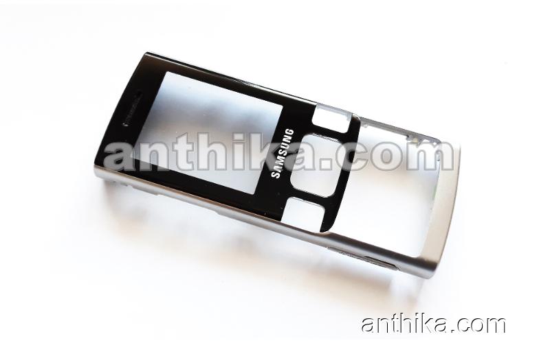 Samsung M200 Kapak Original Front Cover Silver New Condition