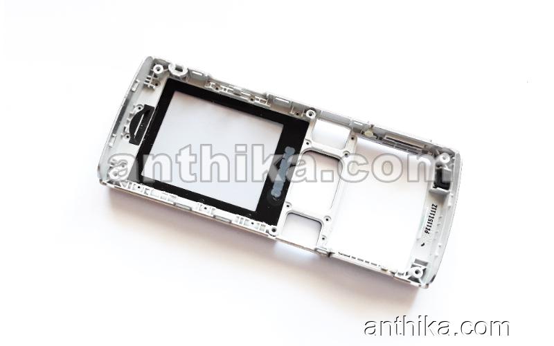 Samsung M200 Kapak Original Front Cover Silver New Condition