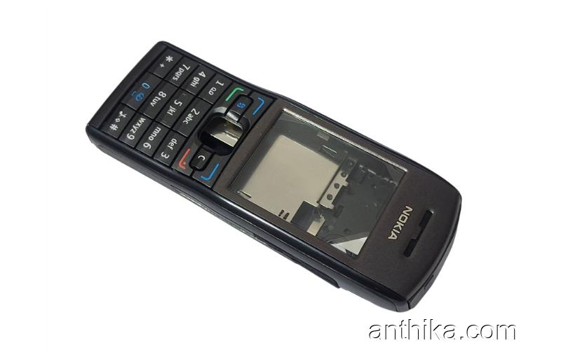 Nokia E50 Kapak Kasa Tuş High Quality Full Housing Black New