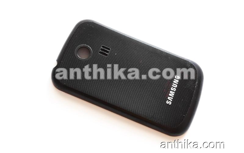 Samsung Chat s3350 Kapak Original Battery Cover Black Used