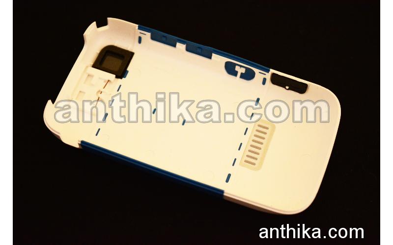 Nokia 5200 5300 Kapak Original Battery Cover White Blue New