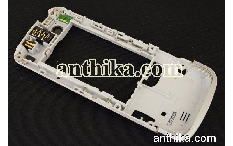 Nokia C3-01 Kasa Orjinal Middle Cover Frame Silver Used 0257476