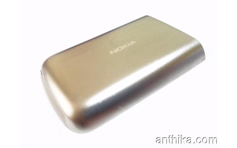 Nokia C6-01 Kapak Orjinal Battery Cover Silver Used