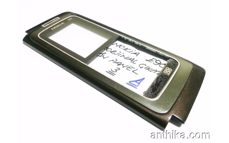 Nokia E90 Kapak Orjinal Front Cover Mocca Used-3