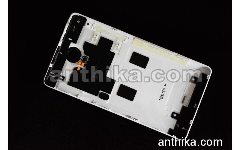 Sony Xperia T LT30p Kapak Kasa Original Middle Cover White 1262-2467