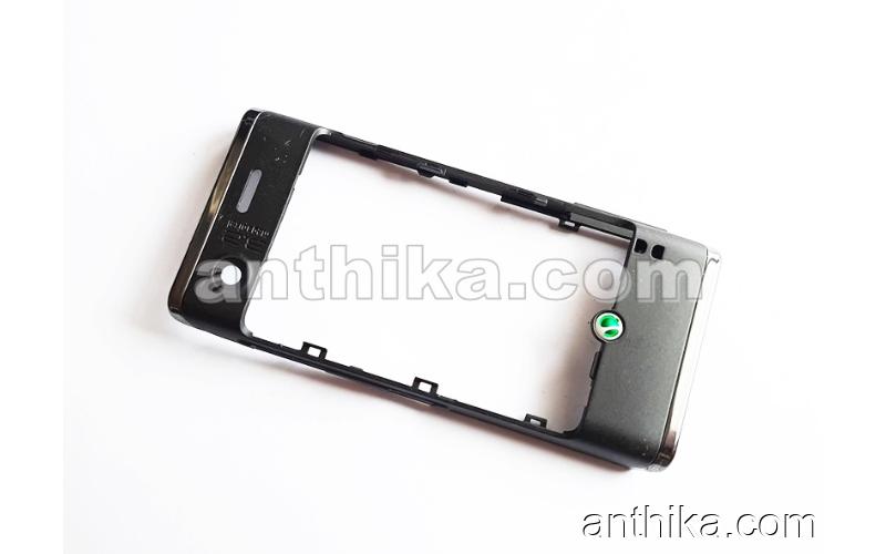 Sony Ericsson w585 w585i Kasa Original Middle Cover Black Used