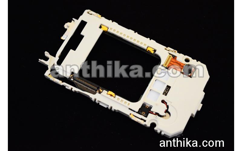 Nokia 7390 Ekran Çerçeve Original Upper C-Cover White New 0256608