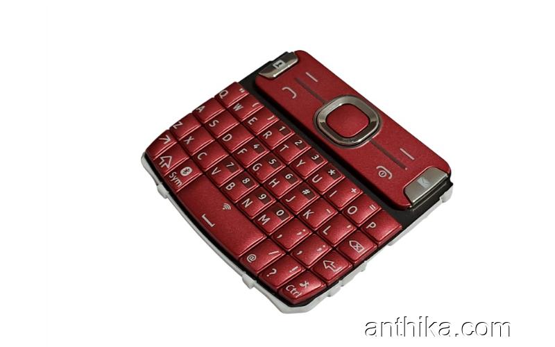 Nokia 302 Asha Tuş Original Keypad Red New