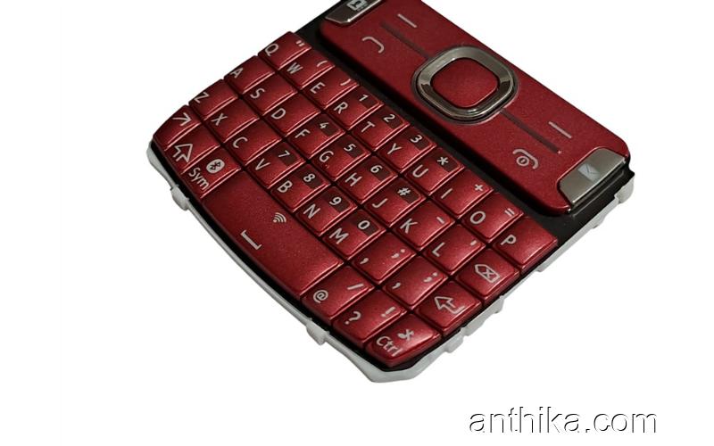 Nokia 302 Asha Tuş Original Keypad Red New