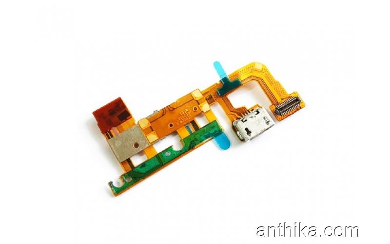 Huawei Ascend P6 Şarj Soketi Mikrofon Flex Film Original Mic Charging Port