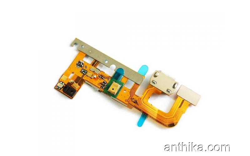 Huawei Ascend P6 Şarj Soketi Mikrofon Flex Film Original Mic Charging Port