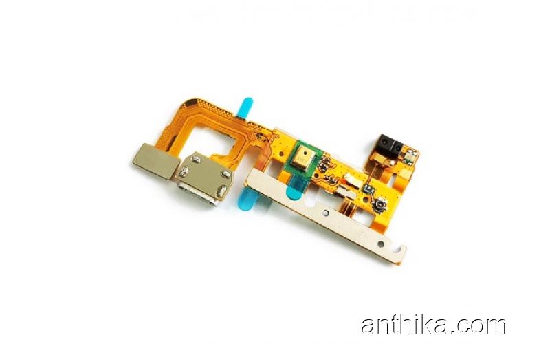 Huawei Ascend P6 Şarj Soketi Mikrofon Flex Film Original Mic Charging Port