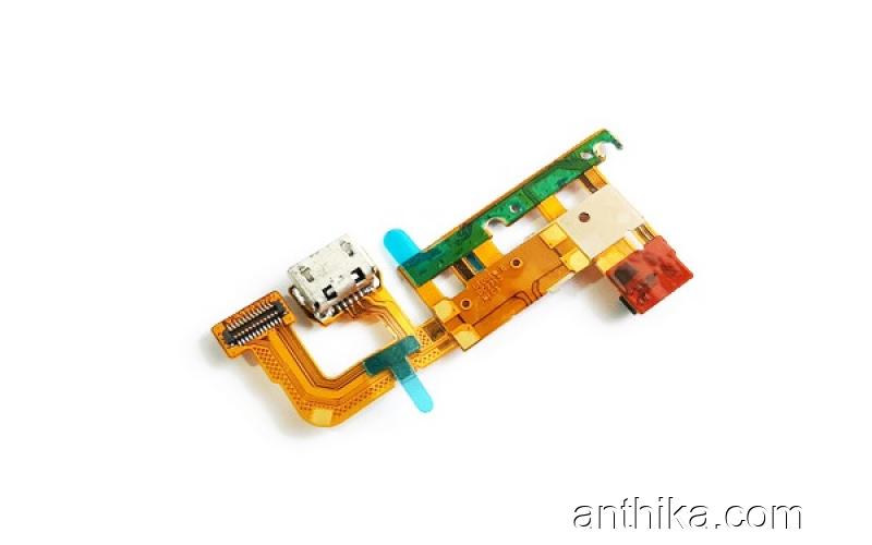 Huawei Ascend P6 Şarj Soketi Mikrofon Flex Film Original Mic Charging Port