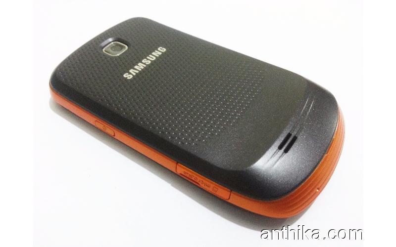 Samsung S5570 Kapak Tuş Kasa Orjinal Full Housing Black Orange New