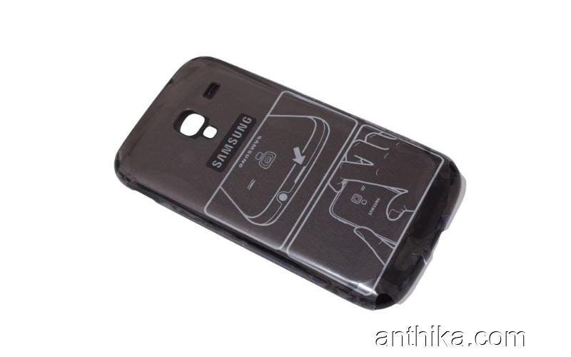 Samsung Galaxy Ace 2 i8160 i8162 Kapak Original Battery Cover Black
