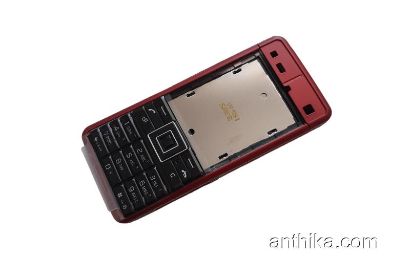 Sony Ericsson c902 Kapak Kasa Tuş Original Full Housing Red New