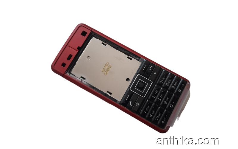 Sony Ericsson c902 Kapak Kasa Tuş Original Full Housing Red New