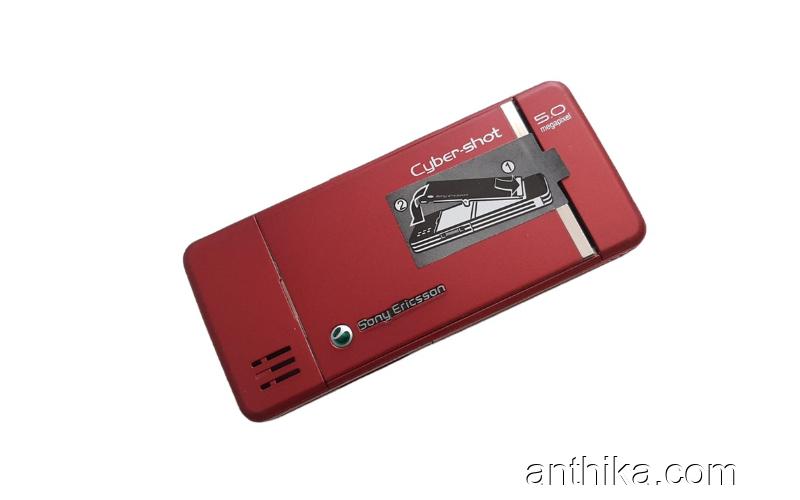 Sony Ericsson c902 Kapak Kasa Tuş Original Full Housing Red New