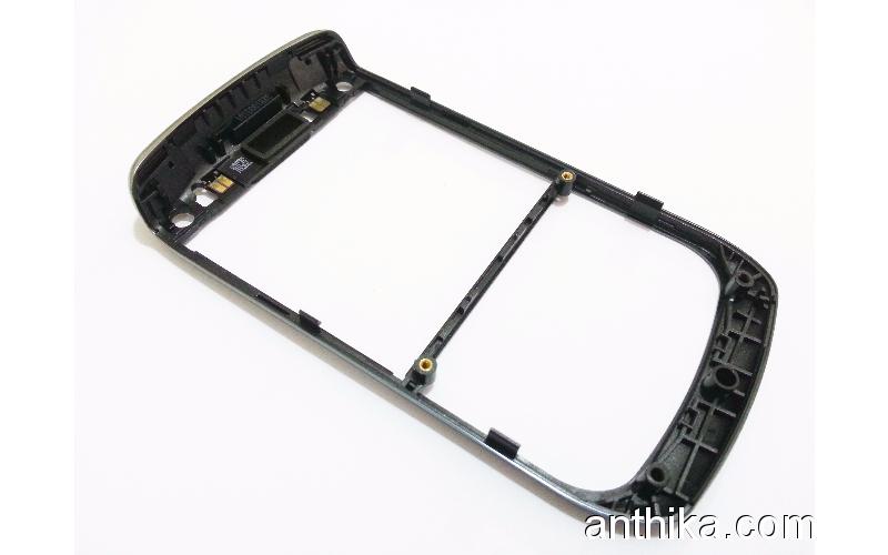 Blackberry 8900 Curve Kapak KVK Depodan Front Cover Black