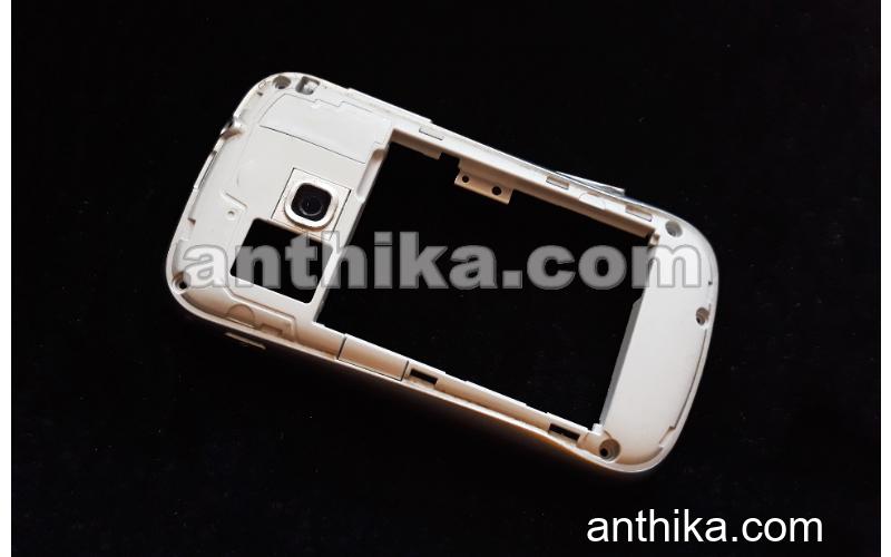 Samsung Galaxy Mini 2 S6500 Kasa Original Middle Cover Silver Used