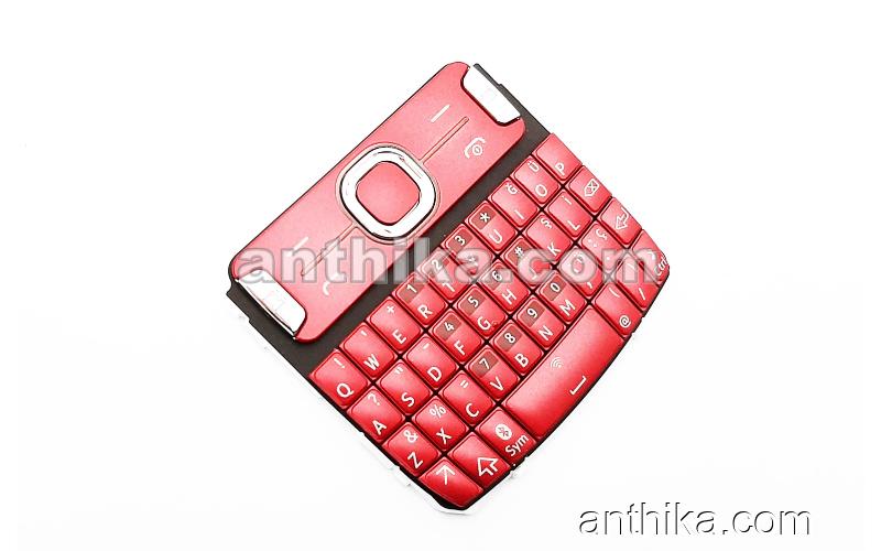 Nokia 302 Asha Tuş Original Keypad Red New