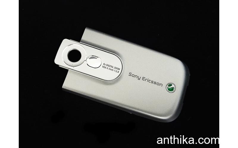 Sony Ericsson K300 K300i Kapak Original Battery Cover Silver Used