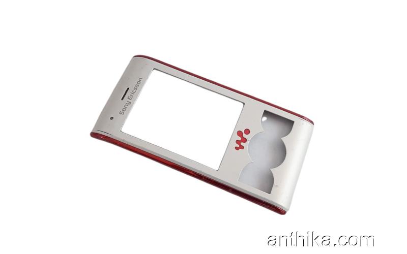 Sony Ericsson w585 w585i Kapak Original Front Cover White Used