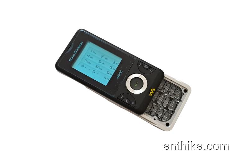 Sony Ericsson W205 W205i Kapak Kasa Tuş High Quality Full Housing Black