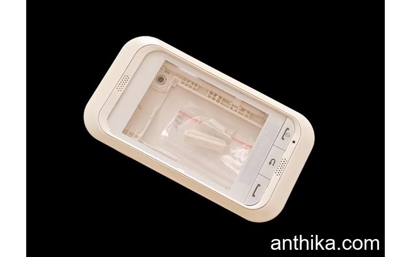 Samsung C3300 Kapak Kasa Tuş Kalem Full Housing White New