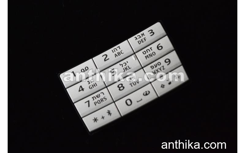 Nokia E66 Tuş Original Ui Keypad White Arabia New