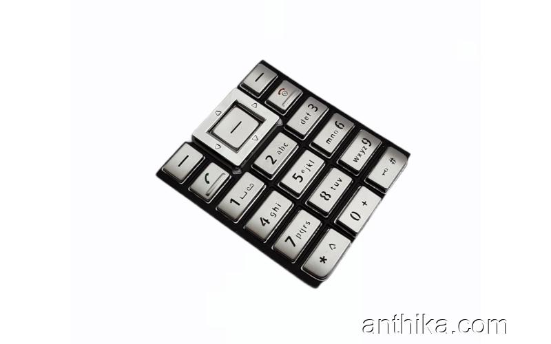 Siemens S68 Tuş Original Keypad Silver New