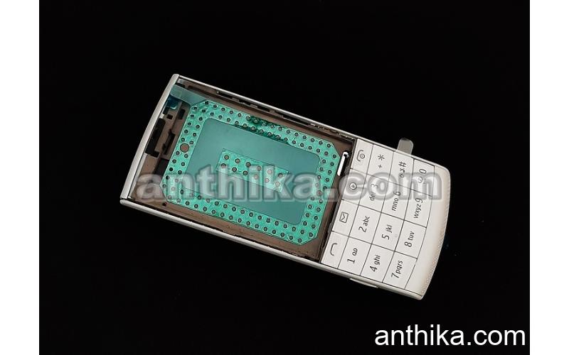 Nokia X3-02 Kapak Kasa Tuş Original Full Housing White New