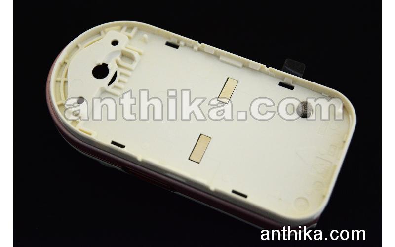 Nokia 7370 Kapak Kasa Tuş Original Housing Chreme Pink New