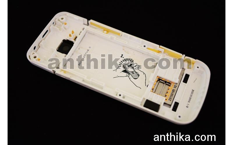 Nokia 6730 Kapak Original Battery Cover Antenna Cover White Used