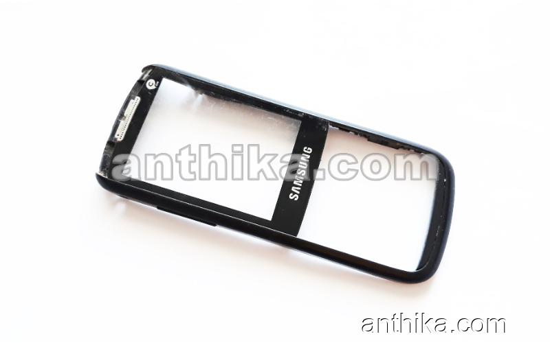 Samsung C3782 Kapak Original Front Cover Black Used