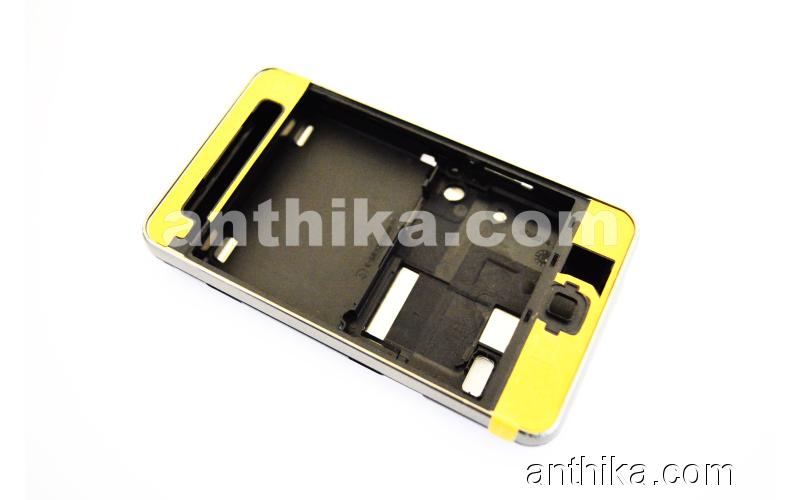 Samsung F480 Kapak Kasa Original Housing Silver New