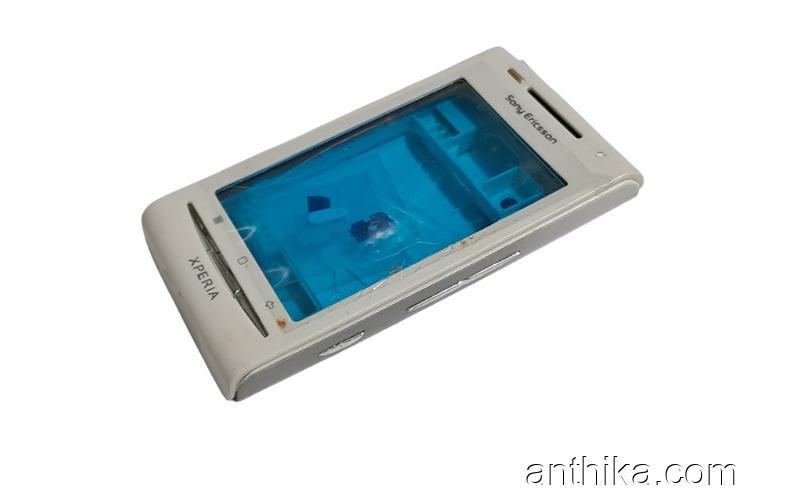 Sony Xperia E15i X8 Kapak Kasa Tuş Full Cover White Black New