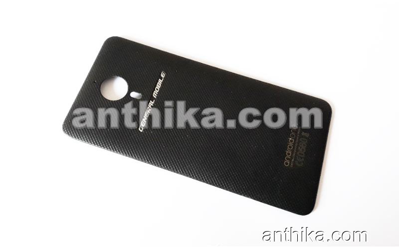 General Mobile GM 5 Plus GM5 Plus Kapak Original Battery Cover Black